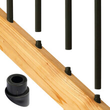 UFPI DECKORATORS 74817 Conector de Escada, Preto