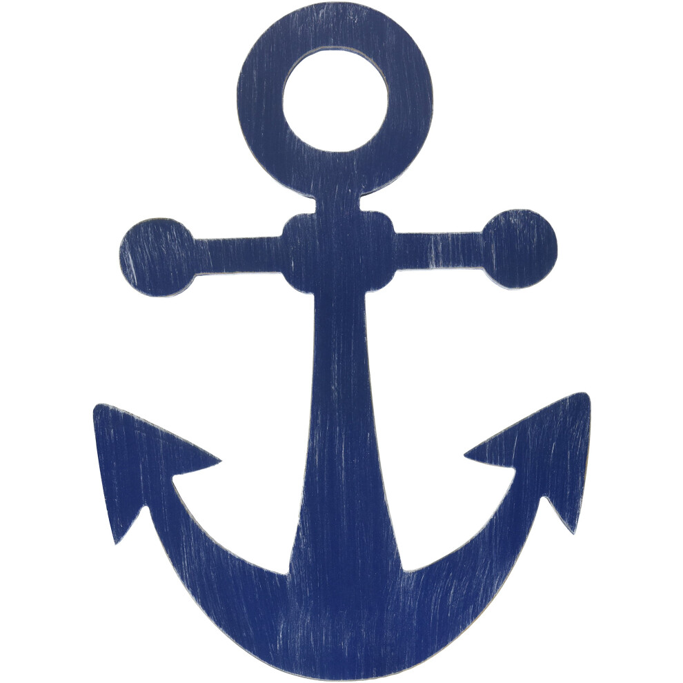 D   coration murale en forme d'ancre, bleu marine, de la collection Little Love de NoJo Separates