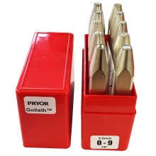 Pryor Goliath Phd10030 09 nagy teherbrs les felletu lyukasztk, 10 darab, 1/8"""" 3,0 mm