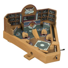 Hej! Spil! Baseball Pinball Bordplade f?rdighedsspil - Klassisk Miniature tr? Retro Sports Arcade bordleget?j til voksne samlere og b?rn NULL 13