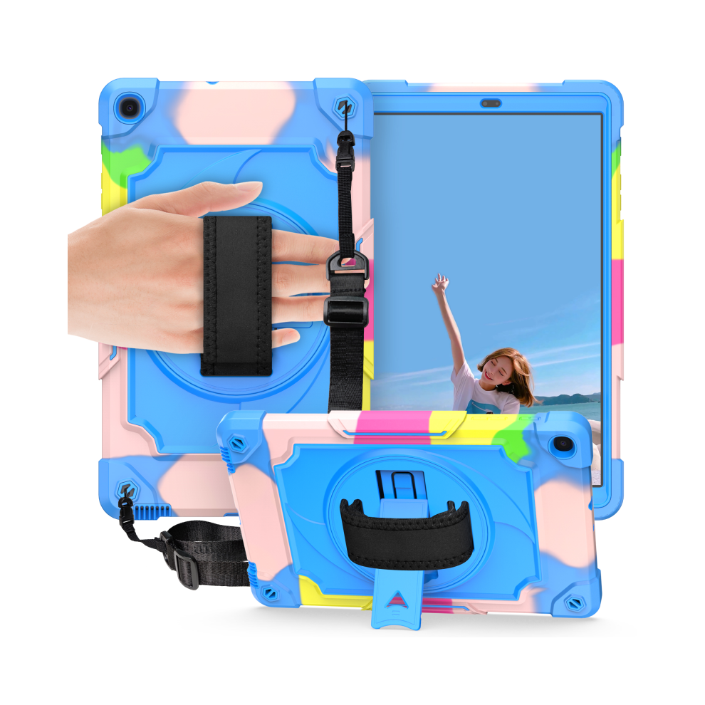 (Rainbow(Blue), Tab A 10.1 2019 T510) Rotating Kickstand Case For Samsung Galaxy Tab A 1 Blue 976662405814
