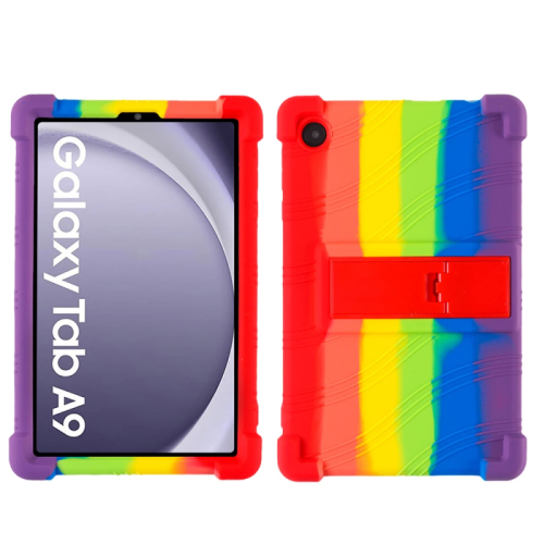 (Rainbow color, Galaxy Tab A9) Case For Samsung Galaxy Tab A9 8.7 Inch (2023)SM-X