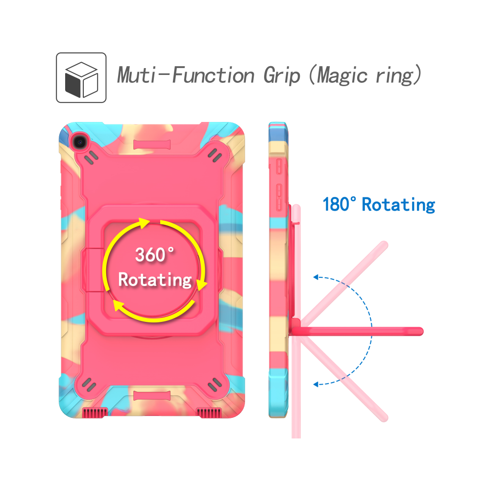 (Rainbow Rosered, Tab A 10.1 2019) For Samsung Galaxy Tab A 10.1 2019 Tablet Cover Ca 976662407597