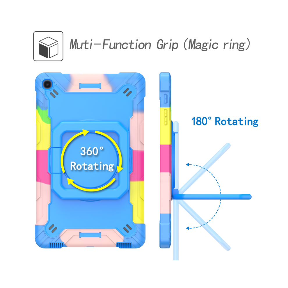 (Rainbow Tab A 10.1 2019) For Samsung Galaxy Tab A 10.1 2019 Tablet Cover Ca Blue 976662407603