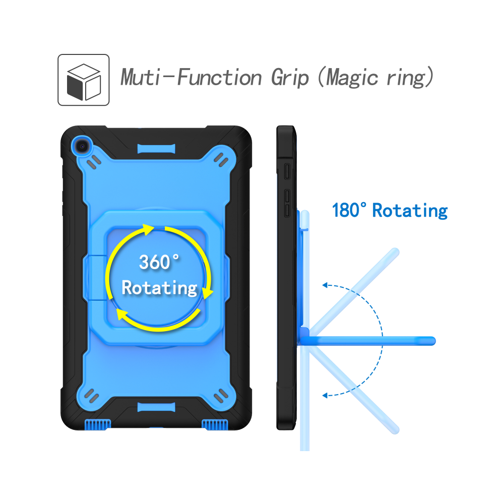 (Black Blue, Tab A 10.1 2019) For Samsung Galaxy Tab A 10.1 2019 Tablet Cover Ca Blue,Black 976662407658