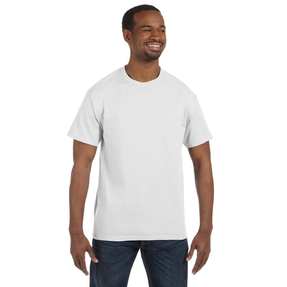 Gildan Mens 5.3 oz. Heavy Cotton T-Shirt G500 -WHITE 4XL