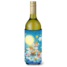 Caroline's Treasures Angels Baking Wine Bottle Koozie Hugger  750ml  Multicolor