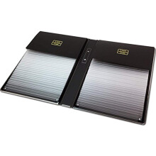 Libro de registro visible del le n extra ble de 50 bolsillos 285-N