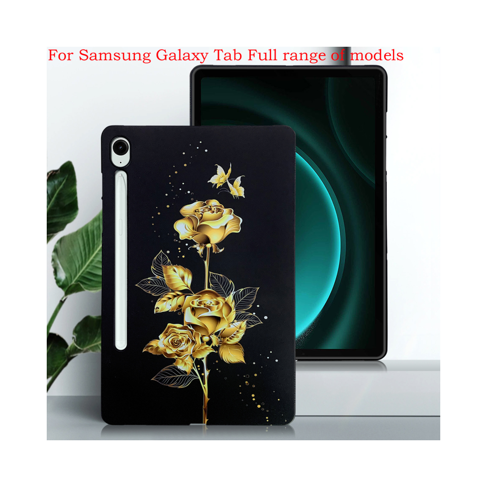 (Rose, Tab A 10.1 2019 T510) Silicone Tablet Case For Samsung Galaxy Tab A9 + 8 976662416032