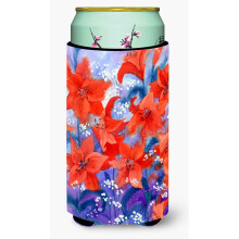 """"Caroline's Treasures Lilies Tall Boy Koozie Hugger Veelkleurig""""