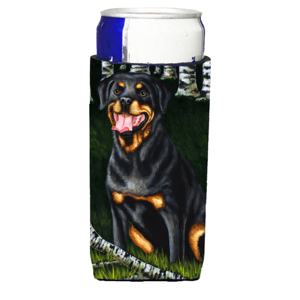 „Caroline's Treasures Backwoods Companion Rottweiler Michelob Ultra Koozies For Slim Cans Multicolor”-image