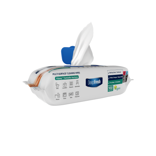 Deep Fresh Multi Surface Wet Wipes 12x100pcs