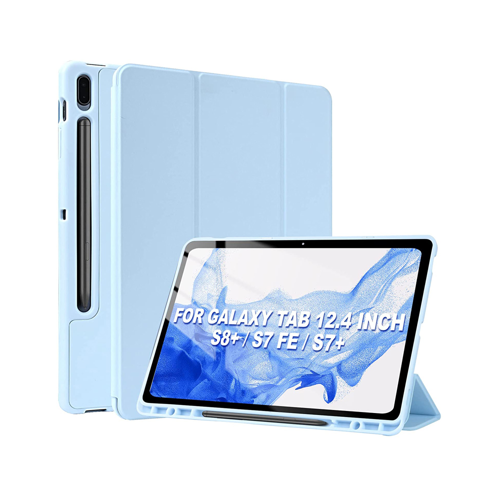 (Sky Tab S9 Ultra 14.6) Smart Funda For Samsung Galaxy Tab S8 Ultra 14.6 T Blue 976662422231