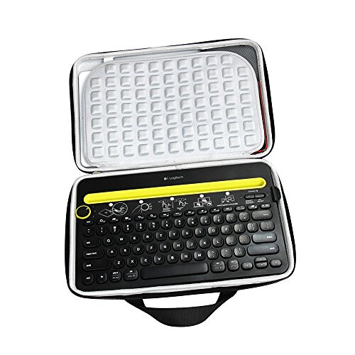 Hermitshell rejsesag passer til Logitech K480 Bluetooth Multi-Device-tastatur 2