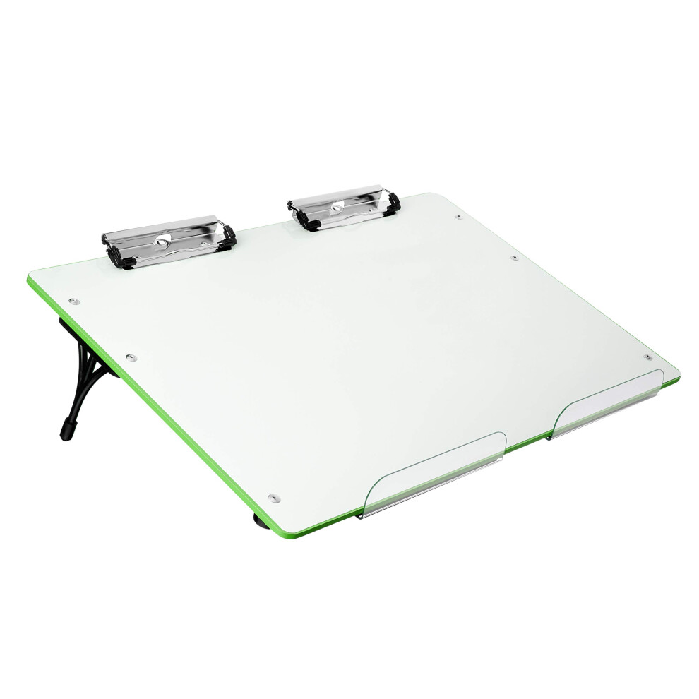 Visual Edge Slant Board Verstellbare Tragbare Arbeitsstation Mit Magnetischem Whiteboard Und 22 Zoll Arbeitsfl Che F R Optimales Schreiben Und-image