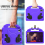 (Blue, Tab A 8.0 2019 T290) Case with Stand for Samsung Galaxy Tab A9/A9 Plus 3