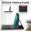 (black, Tab A9 Plus) Keyboard Case Wireless Detachable Tablet Cover Bac 5