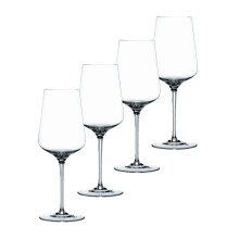NACHTMANN VINOVA VERRE DE VIN ROUGE SET DE 4 ENTERNES DE 186 ENTERS CARINS FAIT DE VORS CRISTAL LONGES LONGUES VINES DE VIN STULES DE TULIP DESS