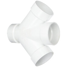 GENOVA 73440 4" PVC-DWV Dupla WYE
