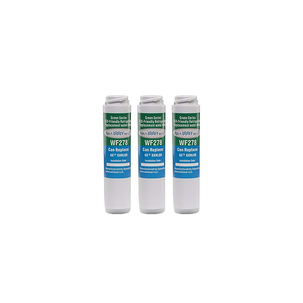 Aqua Fresh WF278 Replacement Inline Water Filter for GE-GXRLQR 3 Pack