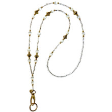 Perles creux cachees Lanyard perle de mode de style super slim 34 """" Made in USA echappee et non echappee disponible pour le support de badge de