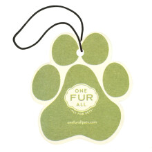 One Fur All Pet House car Air Freshener Pack of 4 - Fresh citrus - Non-Toxic Auto Air Freshener Pet Odor Eliminating Air Freshener for car Ideal fo