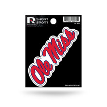 Rico Industries NCAA Mississippi Ole Miss Rebels gestanst teamlogo korte sportsticker