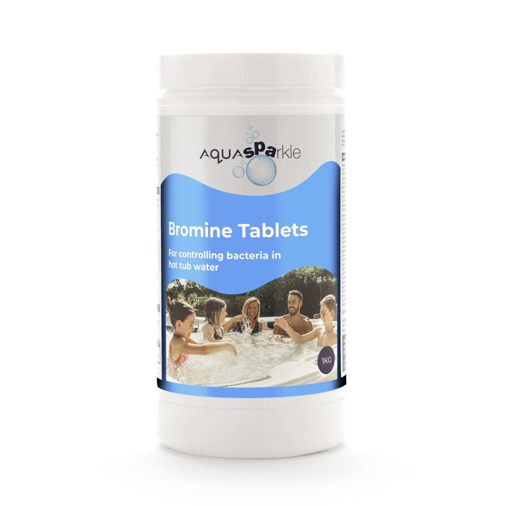 Aquasparkle Bromine Tablets 1kg - The best spa & hot tub sanatiser!