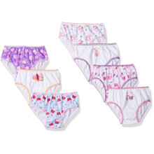 Sous-v tements Peppa Pig pour filles 100 % coton peign , tailles 2/3T, 4T, 4, 6 et 8, lot de 7 culottes, 4T US