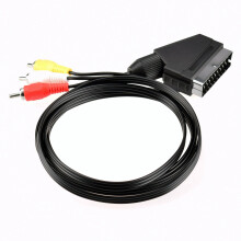 Gam3Gear RGB-Scart-auf-RCA-Composite-AV-Kabel f r Nintendo Entertainment System NES