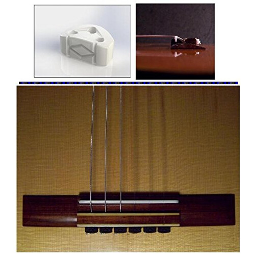 Rosette Diamond Secure Classical Guitar String Binder / New Low Profile BridgeBeads 1