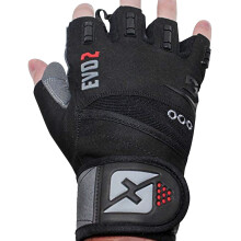Gants de l'halterophilie Skott 2020 EVO 2 avec des coutures de support de support de poignet integrees pour une durabilite supplementaire dechire