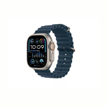 (Deep Blue) Ocean Silicone Band Strap For Apple Watch Ultra 1&2 49mm