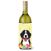 """" Caroline's Comorsures BB1919Literk """" """" Bernese Mountain Dog Dog de Pa?te Hunt """" ""Buttle Bottle Hugger Koozie 750ml multicolor"" ""