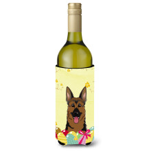 "" Caroline's Comorsures BB1893Literk """" """" German Shepherd Pa?te Vnatoare """" ""Buttle Buttle Hugger Koozie 750ml multicolor"" ""