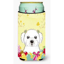 """"Caroline's Treasures BB1890TBC """"""""Maltese paaseierenjacht"""""""" Lange jongen knuffel Koozie veelkleurig""""