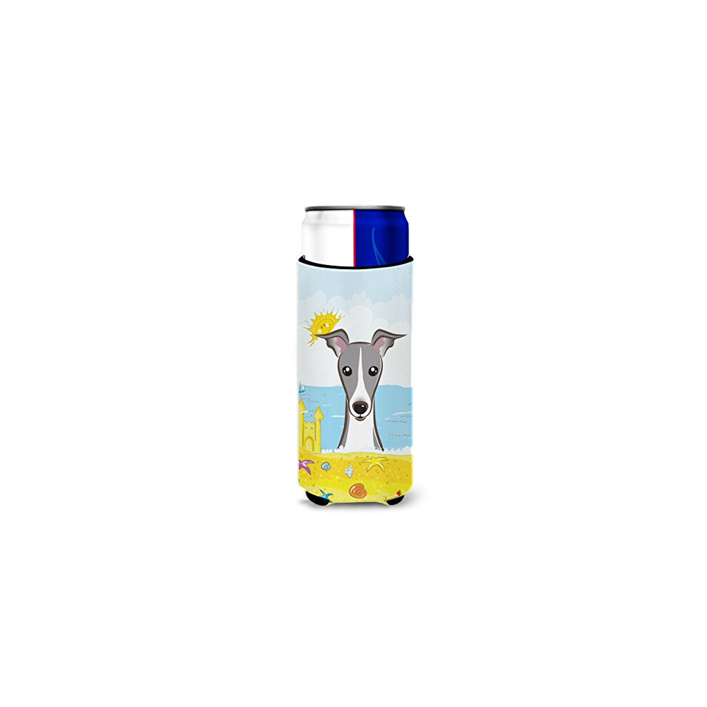 Carolines Treasures BB2104MUK L   vrier italien Summer Beach Ultra Isolant pour boissons pour canettes fines Canette mince Multicolore