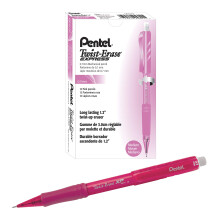 Pentel Twist-Erase EXPRESS mekaaninen lyijykyn 0,7 mm vaaleanpunainen 12 kpl tynnyrilaatikko (QE417P)