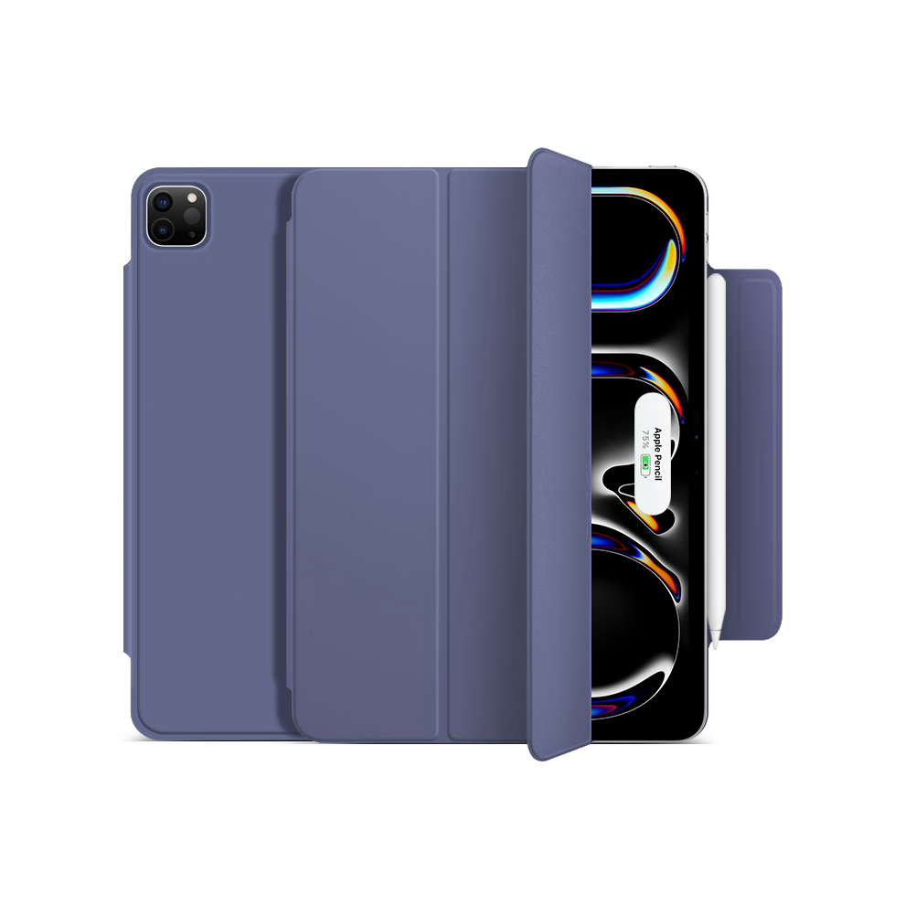(, Air 13 M2 2024) Magnetic Case For Ipad Pro 13 11 M4 12.9 6Th 2024 Purple 976662445407