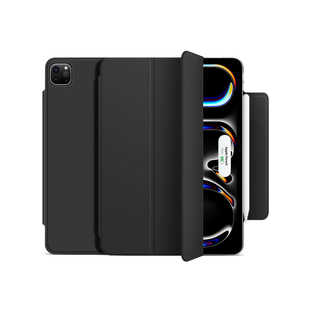 (, Air 11 M2 2024) Magnetic Case For Ipad Pro 13 11 M4 12.9 6Th 2024 Black 976662445841