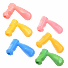 Cosmos 6 PCs Bleistiftgriffe Schreiben von Hilfsbleistifthalter Universal Ergonomic Bleistift Gripper 2 Stze Sortierte Gren zufllige Farben