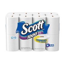 Papel higi   nico Scott de 1000 hojas por rollo, 32 rollos.