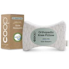 Coop Home Goods Leg Support & Knee Pillow for Side Sleeper Adjustable Soft Orthopedic Pillow Leg Pillow for Sleeping Pregnancy Pillow with Washable
