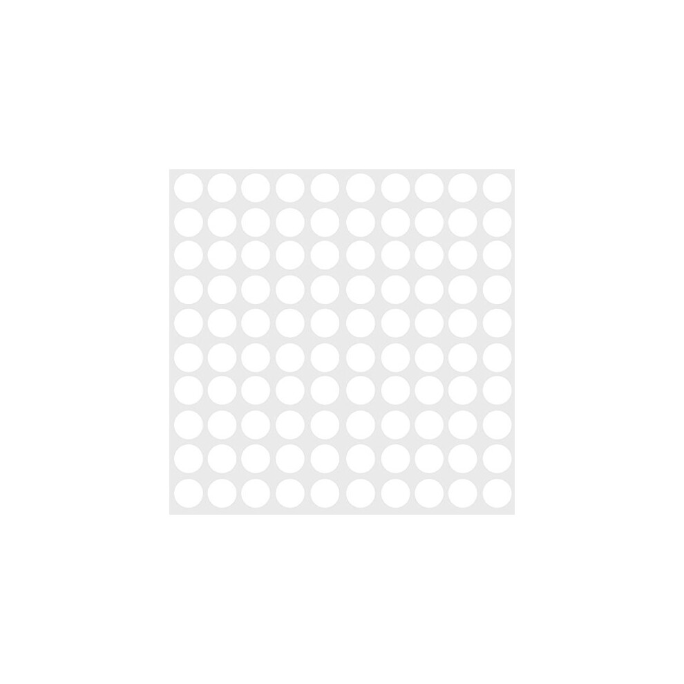 Polka Dot Wall Decal Nursery Kids Room Peel And Stick Removable Sticker Circle Pattern Decor #1326 2 100 Dots White Innovative Stencils