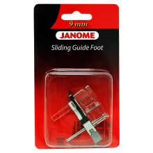 Pied de guidage coulissant Janome pour machines 9 mm