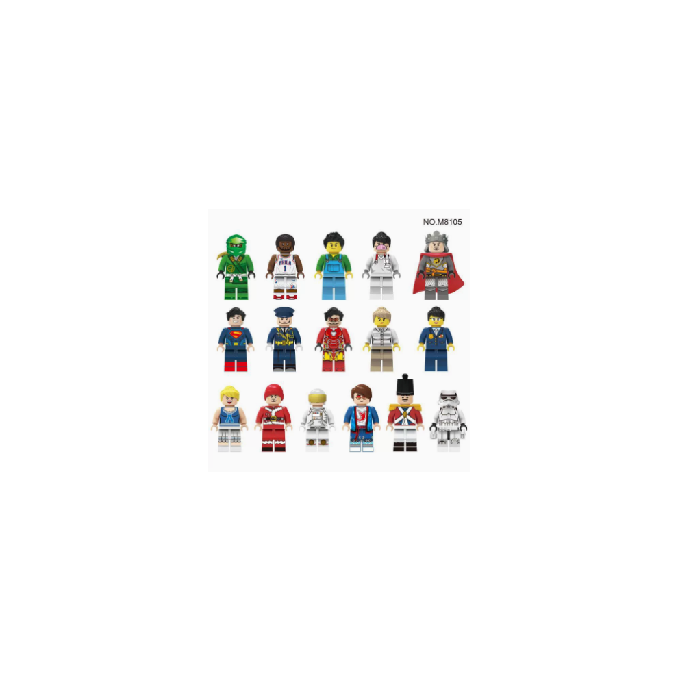 Enekio (12Pcs-A) 12Pcs Minifigures Toys City Professional