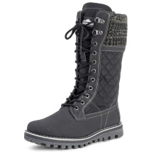 POLAR Womens Winter Thermal Snow Outdoor Warm Mid Calf Waterproof Durable Boot - Black - US8/EU39 - YC0376