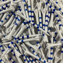 Champ 3-1/4"""" My Hite FLYtee White/Blue Stripe Golf Tee 100 Count