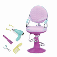 Vores generation lilla salonstol med hjerter salonstol i 18 """" Doll 36 m?neder til 120 m?neder