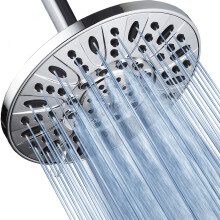 AquaDance Chrome Hoofddouche 6-in-1, 7" Regenkop - Voldoet aan Amerikaanse Kwaliteitsnormen, Hoekverstelbaar, zonder Gereedschap